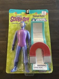Scooby Doo Funland Charlie The Robot Figure Vintage 2000 Sealed Original Tag - Picture 1 of 6