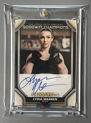LYDIA WARREN 💎AUTHENTIC ✨ROOKIE✨ AUTOGRAPHED CARD. (HARD SIGNED) UPPER DECK - Image 1 of 2