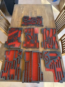 Snap On GMTK General Mechanics Foam Cutouts - 1 Is Damaged - Picture 1 of 12