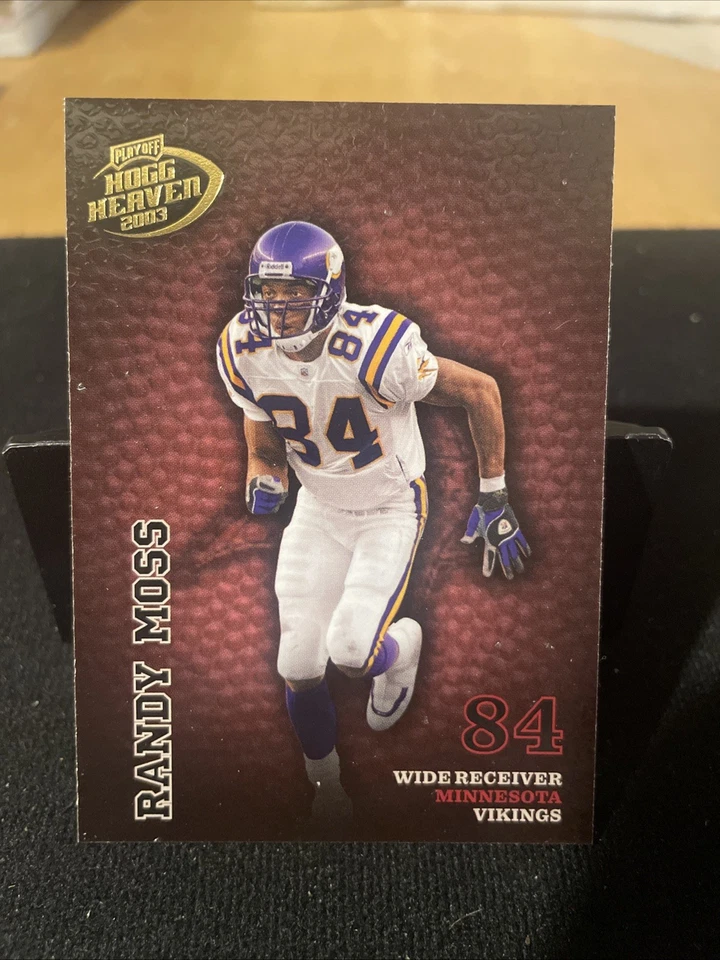 2003 Playoff Hogg Heaven #83 Randy Moss - Image 1 of 2
