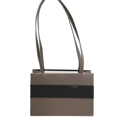 Kate Spade New York Nylon Classic SAM Box Shoulder Bag Handbag, Black Gray - Image 1 of 4