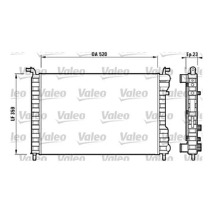 Radiator VALEO for Palio Siena Strada 732812 Top Quality - Picture 1 of 6