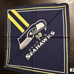 Bandana squadra NFL Seattle Seahawks 20" - Do Rag - Head Wrap - sciarpa animale domestico - WH - Foto 1 di 2