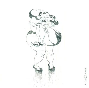 Dave Cooper lowbrow drawing sketch - Picture 1 of 1