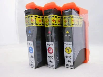 Ink Cartridge 150 XL C M Y for Lexmark 150 Pro 915 Pro715 Pro S515 Pro S415 S315 - Image 1 of 3