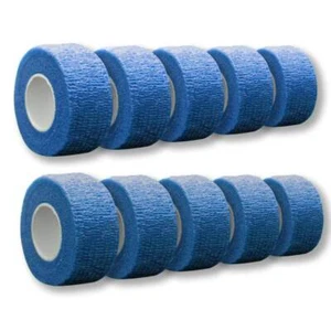 10x MC24® Fingerpflaster Fingerverband Fingertape kohäsiv selbsthaftend, blau - Bild 1 von 6