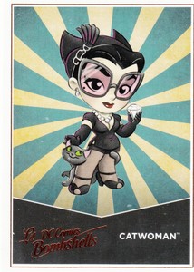 Cryptozoic DC Comics Bombshells Copper Foil Lil Bombshells #L02 Catwoman