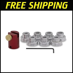 Reloading Precision Bullet Comparator Kit with 7 Caliber Inserts Included - Picture 1 of 9
