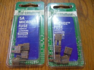 Fusible Littlefuse MIC2005.VP, 5A Micro2, 9 fusibles - Imagen 1 de 1