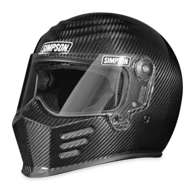 SIMPSON MOTORCYCLE OUTLAW BANDIT 3 HELMET - CARBON FIBER - Image 1 of 4