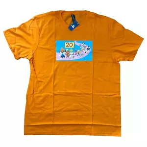 Camiseta PlayStation PaRappa El Rapero 20 Aniversario Naranja Talla XL Nueva Con Etiqueta - Imagen 1 de 5