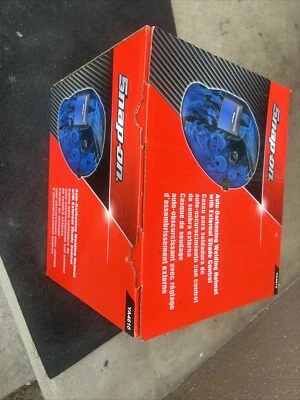 Casco de soldadura de oscurecimiento automático calaveras azules para herramientas a presión YA4610 NUEVO Foto 1 de 4