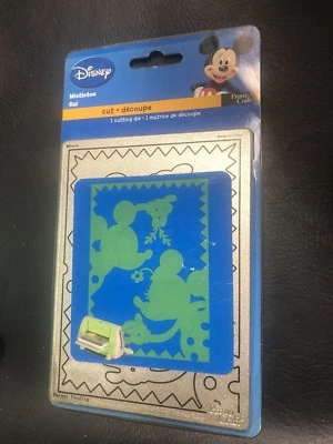 NEW! Mistletoe Cuttlebug Disney Die Mickey Mouse & Minnie 37-1753 cutting die - Image 1 of 4