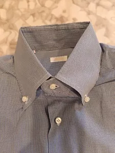 Barba Napoli Ivy League Shirt mit Knopfleiste Brooks Brothers 16 - Bild 1 von 6