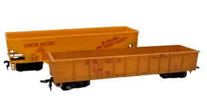 HO Scale Lot of 2 Quad Hopper And Made In USA Maintenance Of Way Gondola - Picture 1 of 15
