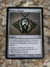 MTG Mishra's Bauble. Coldsnap. Magic the Gathering