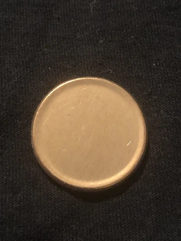 Sacagawea Dollar Blank Planchet Type 2 Found In A 2006-P Roll Cover