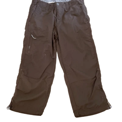 White Sierra ~ 100% Nylon  ~ Brown Outdoor Hiking Capris Sz S - Image 1 of 4