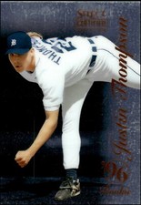 1996 Select Certified #127 Justin Thompson   Rookie Detroit Tigers