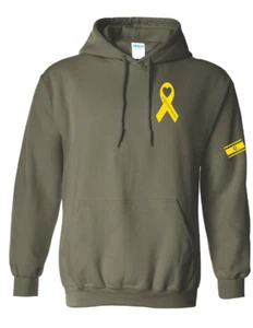 Bring sie jetzt nach Hause Kapuzenpullover Armee grün Kapuzenpullover gelb Design - Bild 1 von 3