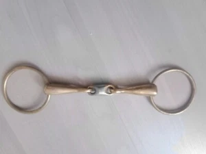 Gebrauchtes GOLDOR Gebiß Wassertrense doppelt gebrochen 15cm (Nr. 2) - Bild 1 von 2