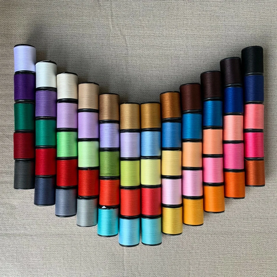 Multi Colors Set 60 Spools Sewing Thread All Purpose Spun Polyester 600 Yards - Image 1 of 4