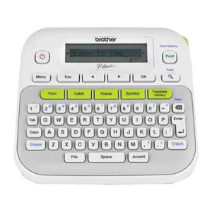 Brother PT-D210 P-Touch Labeller, Up to 12mm, One Touch, Silver/White 3 years - Picture 1 of 1