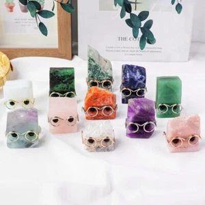 Small Animal Natural Stone Crafts Hand-carved Diy Decoration Desktop - Picture 1 of 22