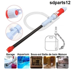 Pompe Électrique Transfert de Liquide Eau Carburant Siphon Alimenté par 2 Piles - Imagen 1 de 8