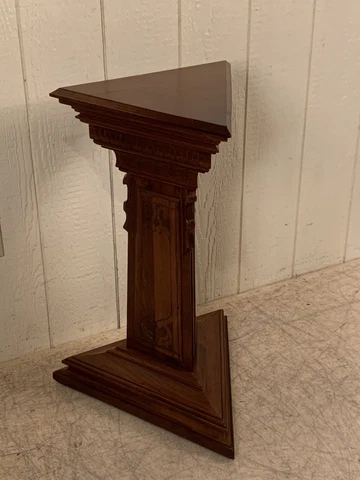 Antique Victorian Walnut Plant Stand Cover