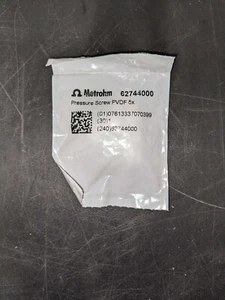 Metrohm Pressure screw PVDF, Part Number 62744000 - Picture 1 of 2