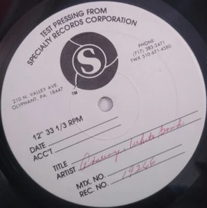 Average White Band - Volume VIII Best of LP Orig. Specialty Test Pressing Rare - Picture 1 of 2