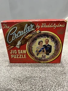 Washington’s Circular Jigsaw Puzzle - Coronation Souvenir  - 500 Piece - Vintage - Picture 1 of 6