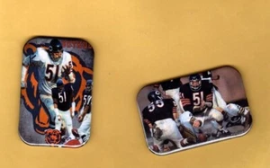 DICK BUTKUS 2 IMANES O PINBACK 2"X3" CON ESQUINA REDONDEADA - Imagen 1 de 5