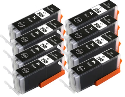 PGI-250XL Big BLACK Printer Ink use for Canon MG5520 MG5522 MG5620 MG6620 MX922 Foto 1 de 4