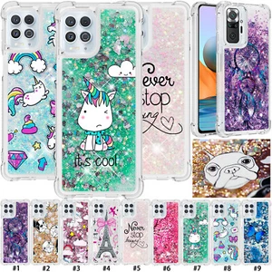 Printed Moving Glitter Case Tpu Cover For Motorola Moto G Stylus G Power G 5G LG - Picture 1 of 75