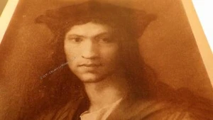 1890.Florenz.Portrait Andrea del Sarto.Alinari Fotografien).18/24cm. - Bild 1 von 1
