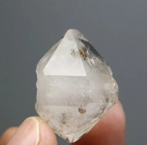 Natural Herkimer Diamond Quartz Crystal Stone Point Rocks Mineral Specimen - Picture 1 of 17