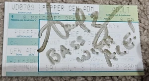 KISS Ace signed Autogramm Konzertkarte "ACE WITH BASS" - Bild 1 von 4