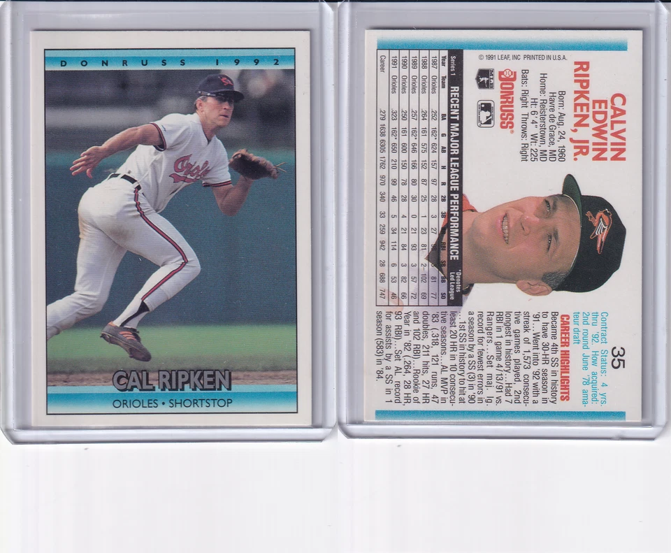 Cal Ripken Singles You Pick - Image 1 of 1