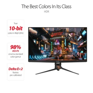 Asus ROG Swift PG32UQX 32" 4K UHD Mini LED Gaming OLED Monitor - 16:9 - Black - Picture 1 of 6