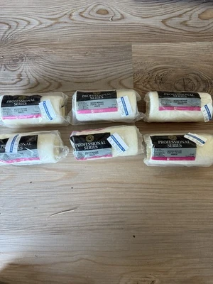 4" WOVEN MOHAIR SMOOTH SURFACES  Woven Mini Paint Roller COVER LOT OF 6 — 第 1/3 张图片