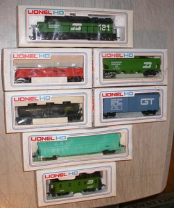 Lionel HO Burlington 181 Train Set 7pc Diesel Burlington Northern w/ Boxes Runs - Picture 1 of 11