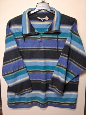 Vintage Denim Express Men's Fleece Pullover Sweater size XL - Image 1 of 4