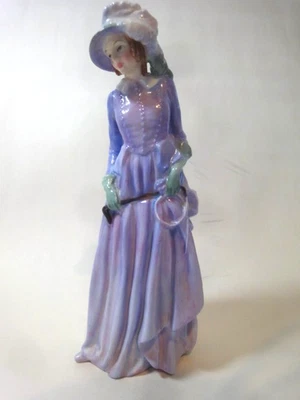 Vintage Scarce Royal Doulton Bone China Figurine Maureen Lavender Color - Image 1 of 4