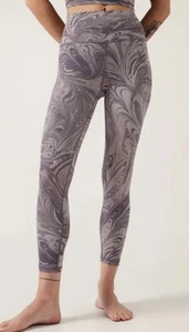Athleta Women's 2X Transcend 7/8 Tight color Sumi Marble Violet EUC - Bild 1 von 6