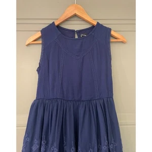 Navy Lace Dress by Art Class L Large 10 12 - Picture 1 of 5