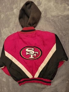 Vintage Mighty Mac NFL Kids 49ers Jacket 4T Youth Toddler Niners San Francisco - Picture 1 of 20