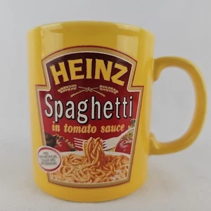 Heinz Spaghetti In Tomato Sauce Mug Yellow Vintage Kilncraft Retro - Picture 1 of 7