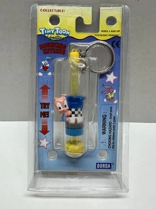 Tiny Toon Adventures Dorda Toys 1995 Hamton J Pig Schlüsselanhänger Schlüsselanhängsel hüpfen NEU - Bild 1 von 6